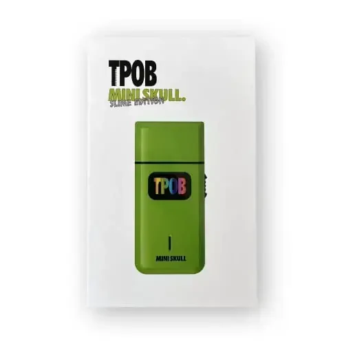TPOB Mini Skull Single Shaver ixcham dizayni tufayli cho'ntagingizga sig'adi. Turbo zaryadlangan motor bilan jihozlangan, ham professional, ham uyda foydalanish uchun ideal (Slime) - 5
