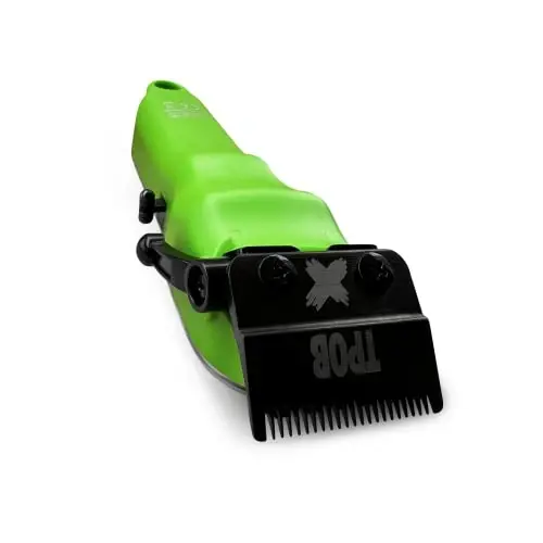 TPOB Slime 2 Barber Hair Clippers for Men 6800 RPM with Matte Green Case and X Fade Blade - 6