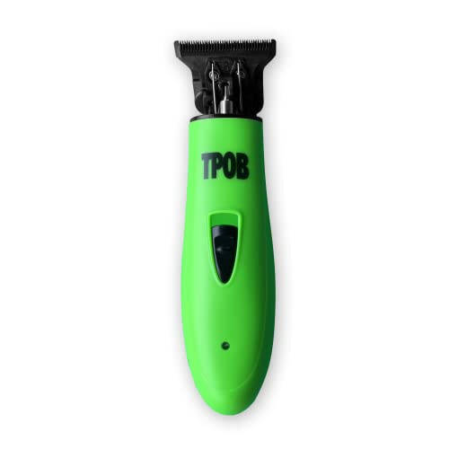 TPOB Slime 2 Barber Hair Clippers Trimmer Shaver Set for Men with Matte Green Case and X Fade Blade - 4