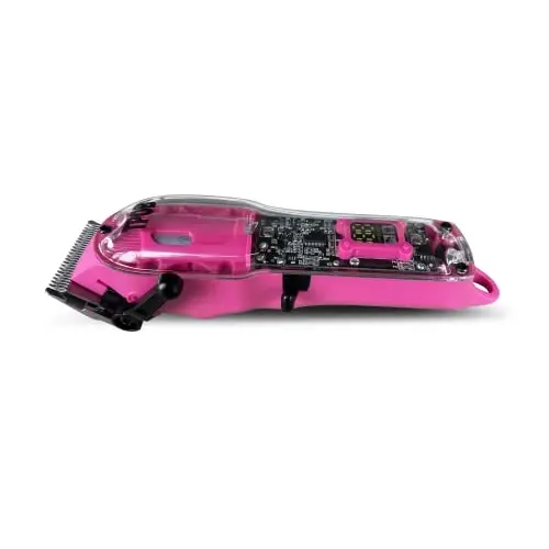 TPOB Slime 2 Candy Edition Barber Hair Clippers for Men 6800 RPM with Matte Pink Case and Taper Blade - 5