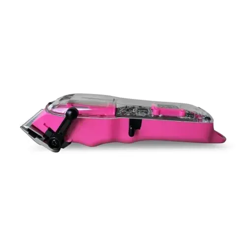 TPOB Slime 2 Candy Edition Barber Hair Clippers for Men 6800 RPM with Matte Pink Case and Taper Blade - 6