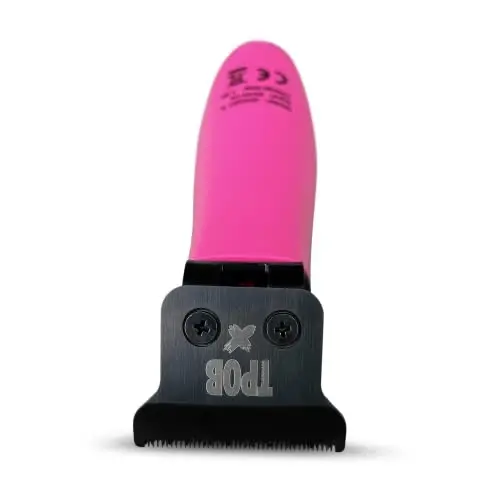 TPOB Slime 2 Candy Pink Clipper Trimmer Shaver Set Barber Hair Clippers in Matte Pink with Taper Blade - 5