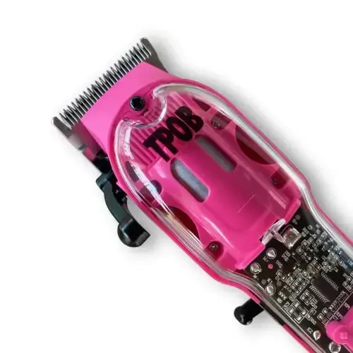 TPOB Slime 2 Candy Edition Barber Hair Clippers for Men 6800 RPM with Matte Pink Case and Taper Blade - MODAZONE (1)