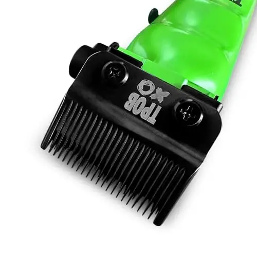 TPOB X Digital Brushless 6800rpm Professional Soch Trimmer Erkaklar uchun Soch Kliperlari, Psycho Zero Gapped T-Blade Trimmer Simsiz Qayta Zaryadlanuvchi Edgers Kliperlari (X Clipper Pushti Stand bilan) - 5