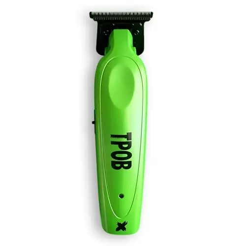 TPOB X Digital Brushless 7200rpm Professional Hair Trimmer Hair Clippers for Men, Psycho Blade Trimmer Cordless Rechargeable Edgers Clippers (X Trimmer Slime) - 1