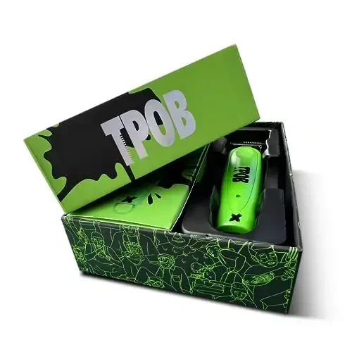 TPOB X Digital Brushless 7200rpm Professional Hair Trimmer Hair Clippers for Men, Psycho Blade Trimmer Cordless Rechargeable Edgers Clippers (X Trimmer Slime) - 5