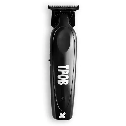TPOB X Digital Brushless 7200rpm Professional Soch Trimmer Erkaklar uchun Soch Kesgich, Psycho Zero Gapped T-Blade Trimmer Cordless Rechargeable Edgers Clippers - TPOB