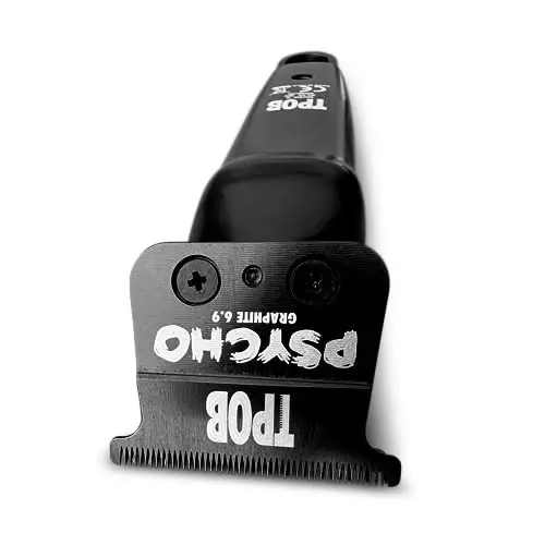 TPOB X Digital Brushless 7200rpm Professional Soch Trimmer Erkaklar uchun Soch Kesgich, Psycho Zero Gapped T-Blade Trimmer Cordless Rechargeable Edgers Clippers - 3