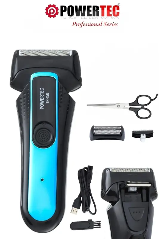 Tr-150 Hair Beard Cheek 150 Rechargeable - POWERTEC