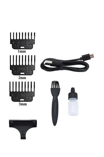 TR-1515 Lazer-Epilasyon Öncesi Tüm Vücut Tıraş Makinesi Sakal-Ense-Vücut-Kırmızı - 5