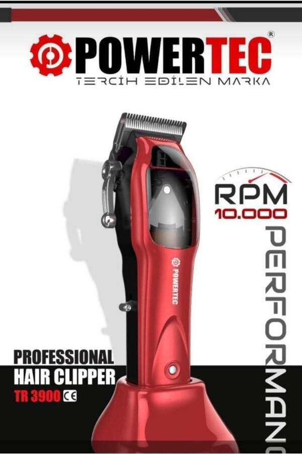 Tr-3900 Hair and Beard Trimmer 10.000 Rpm - 8