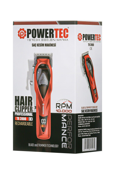 Tr-3900 Hair and Beard Trimmer 10.000 Rpm - 2