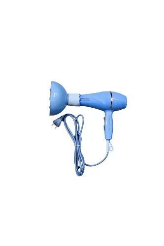 TR-501+ Professional Hair Dryer with Colorful Volumizing Diffuser Nozzle Blue Color-BLUE - 2