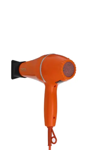 TR-501+Professional Hair Dryer with Colorful Volumizing Diffuser Head Orange Color-ORANGE - 2