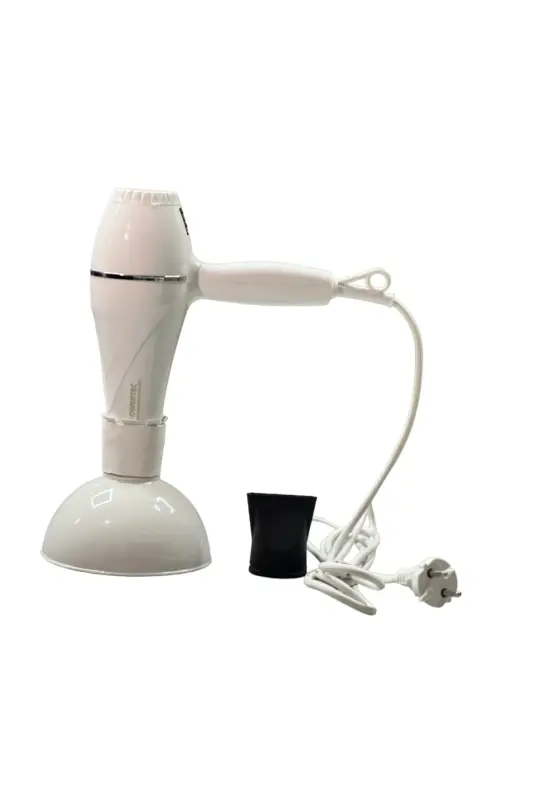 TR-501+Rangli hajmlashtiruvchi diffuzor boshli professional soch quritgich va fen mashinasi oq rang-OQ - 4