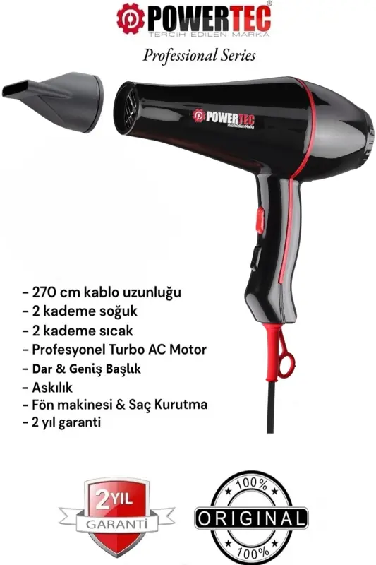 Tr-601 2500w Professional Hair Dryer - 7
