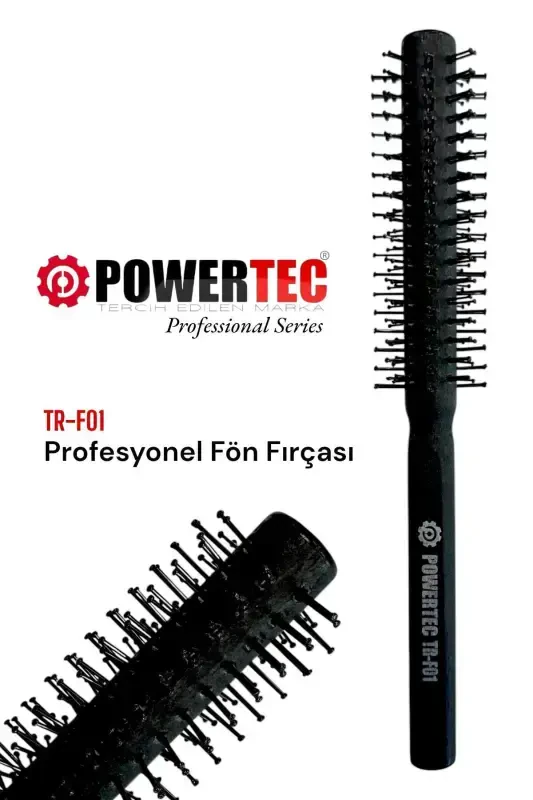 Tr-701 Professional Hair Dryer + Hydra Barber Blow Brush - POWERTEC