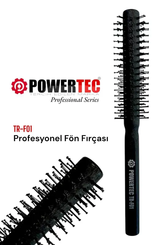 TR-701 Profesyonel Fön Makinesi + Profesyonel Berber Fön Fırçası - 3