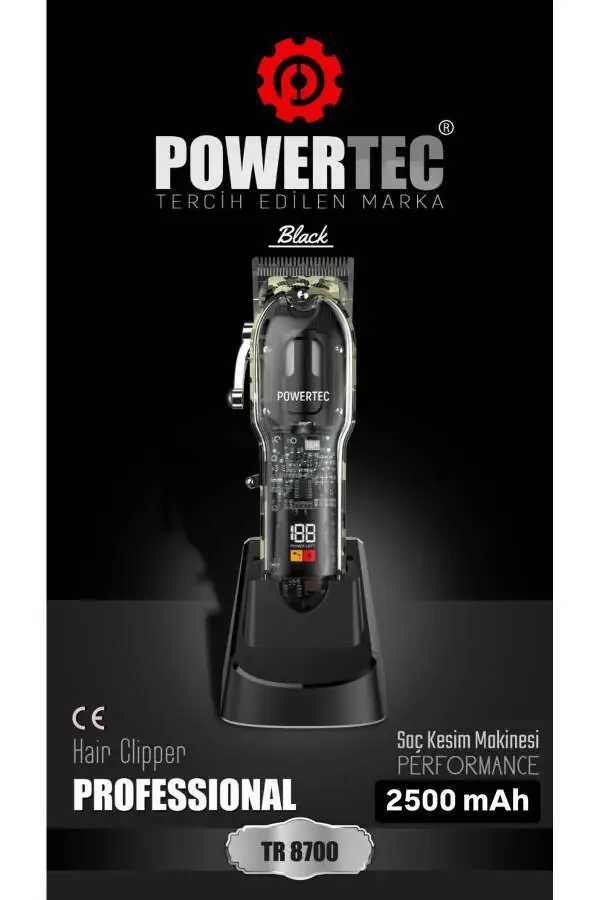 TR-8700 Saç Sakal Tıraş Makinesi (Black) - 1