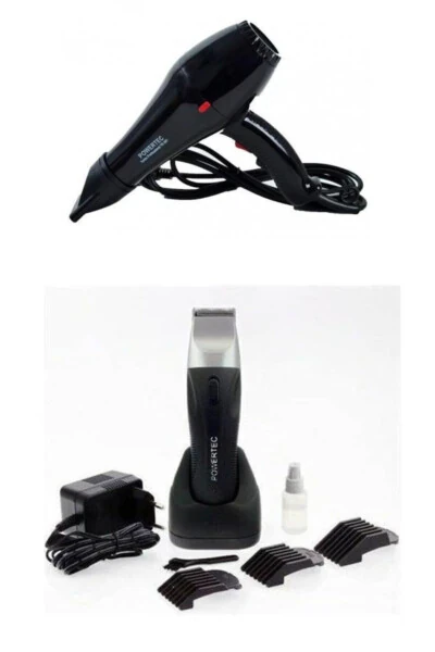 Tr 901 Hair Dryer and Tr 258 Pars Power Shaver - POWERTEC