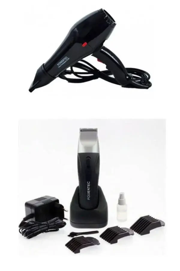 Tr 901 Hair Dryer and Tr 258 Pars Power Shaver - 1