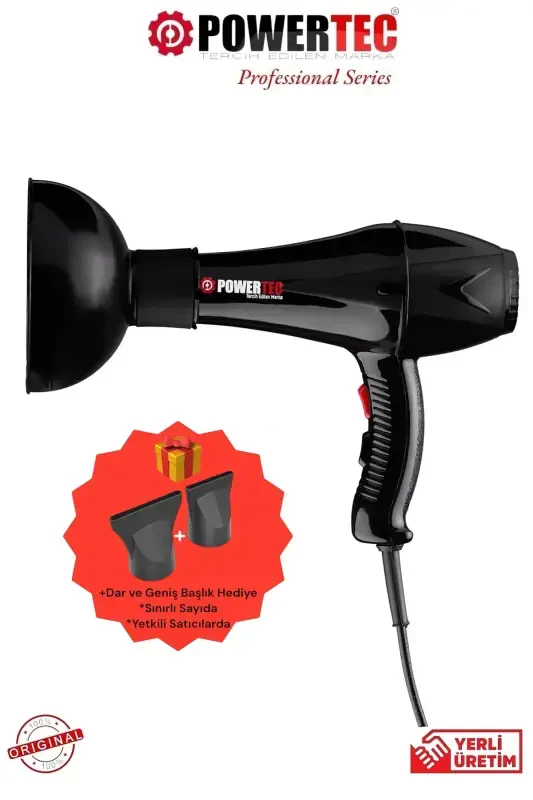 Tr-901 Hair Dryer & Blow Dryer and Vigo Nozzle - 9