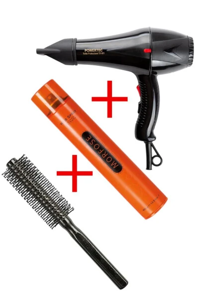 Tr-901 Turbo Professional Hair Dryer Barber Blow Brush Morfose Hair Spray - POWERTEC
