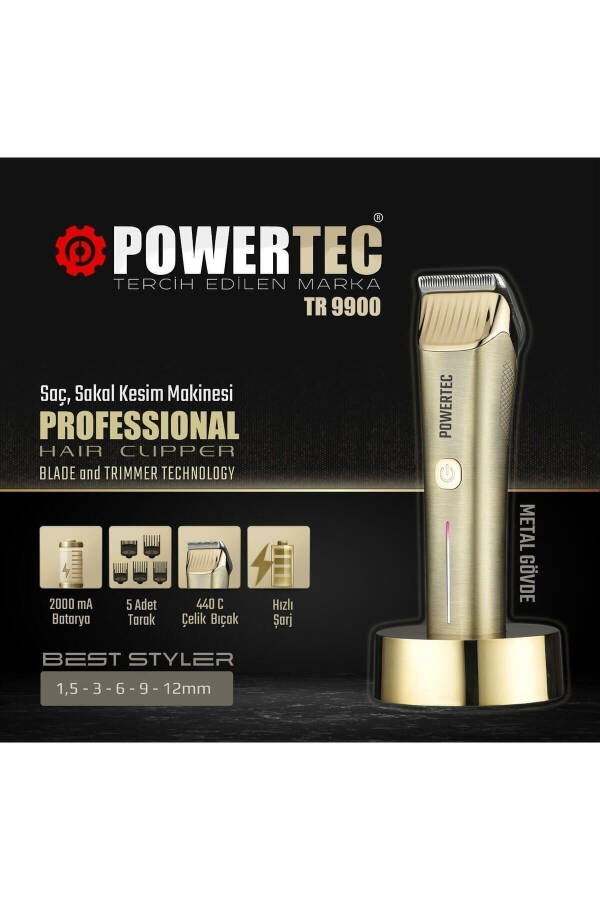 Tr-9900 Hair and Beard Trimmer - 9