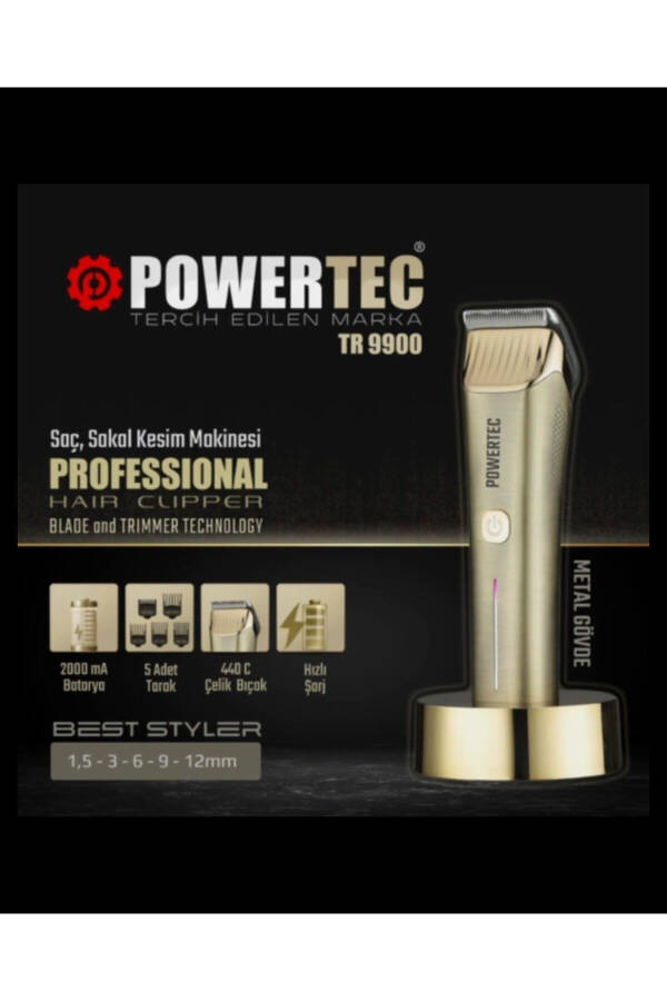 Tr-9900 Hair and Beard Trimmer - 7