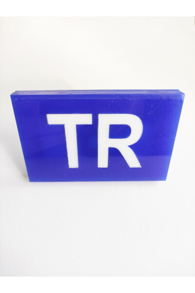 Tr Blue Plexiglass Shutter Bracket Screw-on - REPLAX