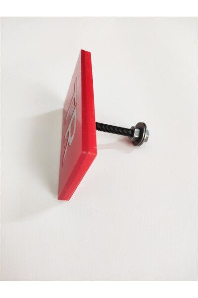 TR Red Plexiglass Shutter Emblem Screw-on - REPLAX (1)