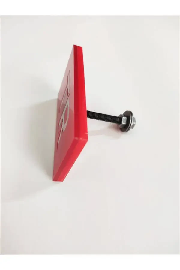 TR Red Plexiglass Shutter Emblem Screw-on - 2