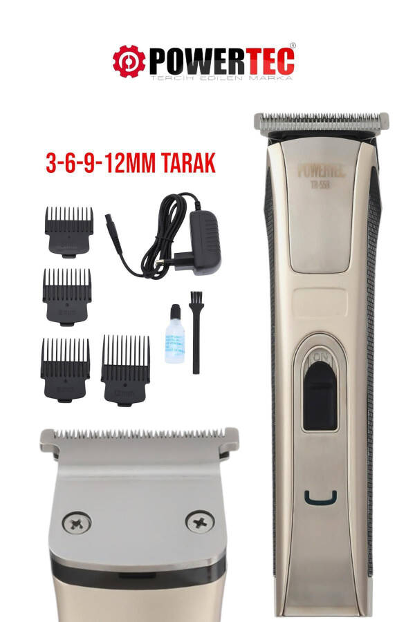 Tr558 558 Rechargeable Beard Trimmer - 6