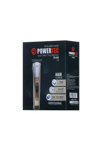 TR-558 Profesyonel Şarjlı Saç Sakal Ense Vücut Tıraş Makinesi - 5