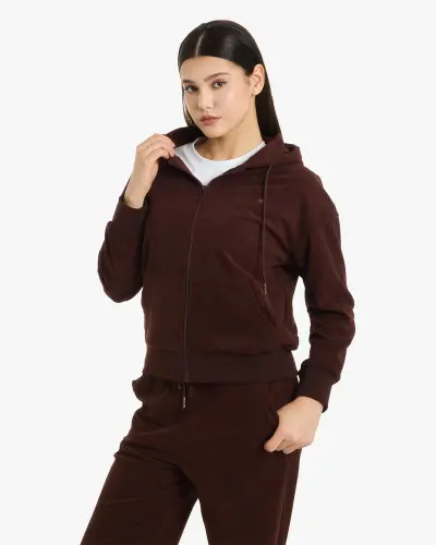 Tracksuit with Hood - CRIMSON - 4