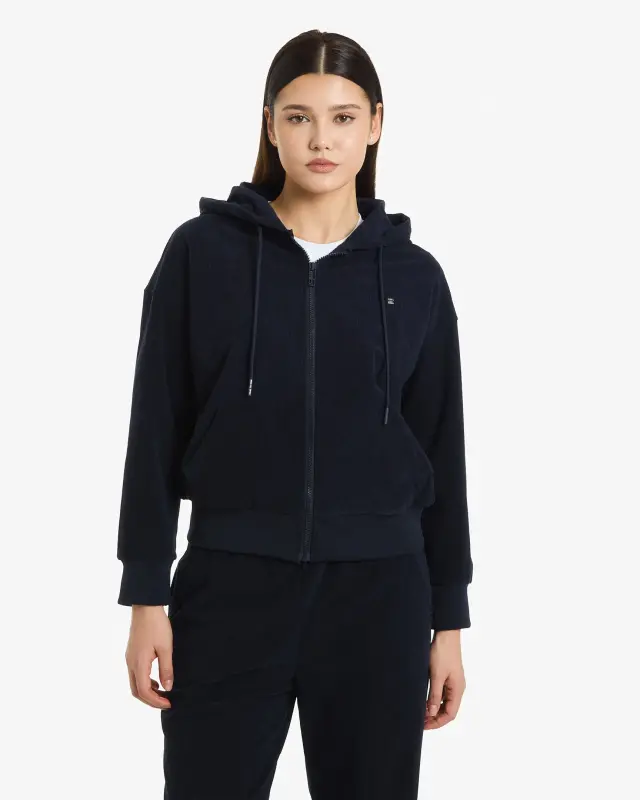 Tracksuit with Hood - DARK BLUE - 1