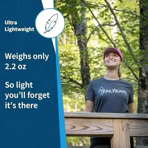TrailHeads ayollar uchun UV himoyali yugurish shlyapalari, 50+ UPF - Ayollar uchun yozgi shlyapalar Beysbol kepkasi - Tennis, Golf, Sport zal, Mashq - 4