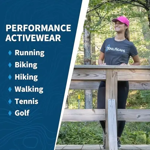 TrailHeads UV Protection Running Hats for Women, 50+ UPF - Summer Hats for Women Baseball Cap - Tennis, Golf, Gym, Workout - 3