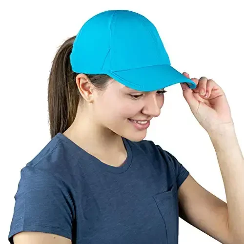 TrailHeads UV Protection Running Hats for Women, 50+ UPF - Summer Hats for Women Baseball Cap - Tennis, Golf, Gym, Workout - MODAZONE