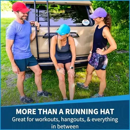 TrailHeads UV Protection Running Hats for Women, 50+ UPF - Summer Hats for Women Baseball Cap - Tennis, Golf, Gym, Workout - 6