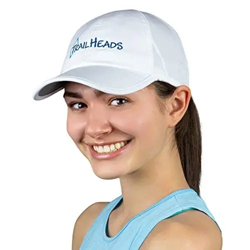 TrailHeads UV Protection Running Hats for Women, 50+ UPF - Summer Hats for Women Baseball Cap - Tennis, Golf, Gym, Workout 