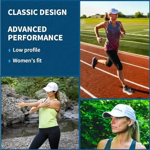 TrailHeads UV Protection Running Hats for Women, 50+ UPF - Summer Hats for Women Baseball Cap - Tennis, Golf, Gym, Workout - 4