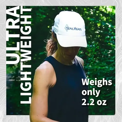 TrailHeads UV Protection Running Hats for Women, 50+ UPF - Summer Hats for Women Baseball Cap - Tennis, Golf, Gym, Workout - 6
