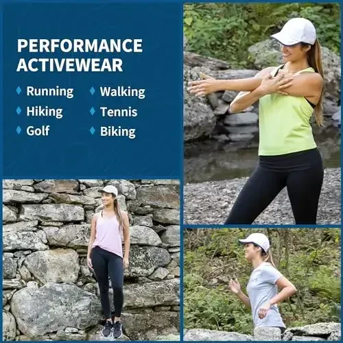 TrailHeads UV Protection Running Hats for Women, 50+ UPF - Summer Hats for Women Baseball Cap - Tennis, Golf, Gym, Workout - 4