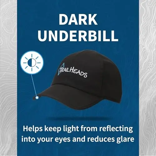 TrailHeads UV Protection Running Hats for Women, 50+ UPF - Summer Hats for Women Baseball Cap - Tennis, Golf, Gym, Workout - 4