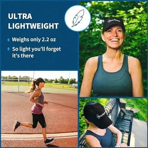 TrailHeads UV Protection Running Hats for Women, 50+ UPF - Summer Hats for Women Baseball Cap - Tennis, Golf, Gym, Workout - 5