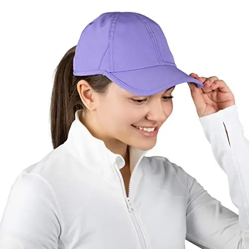 TrailHeads UV Protection Running Hats for Women, 50+ UPF - Summer Hats for Women Baseball Cap - Tennis, Golf, Gym, Workout 