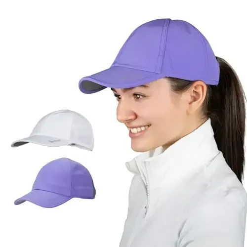 TrailHeads UV Protection Running Hats for Women, 50+ UPF - Summer Hats for Women Baseball Cap - Tennis, Golf, Gym, Workout - 6