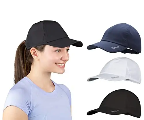 TrailHeads UV Protection Running Hats for Women, 50+ UPF - Summer Hats for Women Baseball Cap - Tennis, Golf, Gym, Workout - MODAZONE