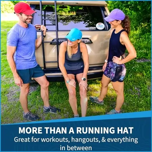 TrailHeads UV Protection Running Hats for Women, 50+ UPF - Summer Hats for Women Baseball Cap - Tennis, Golf, Gym, Workout - 6